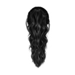 Czarne K hair-11-black