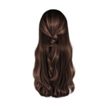 Brązowe K hair-7-chocolate