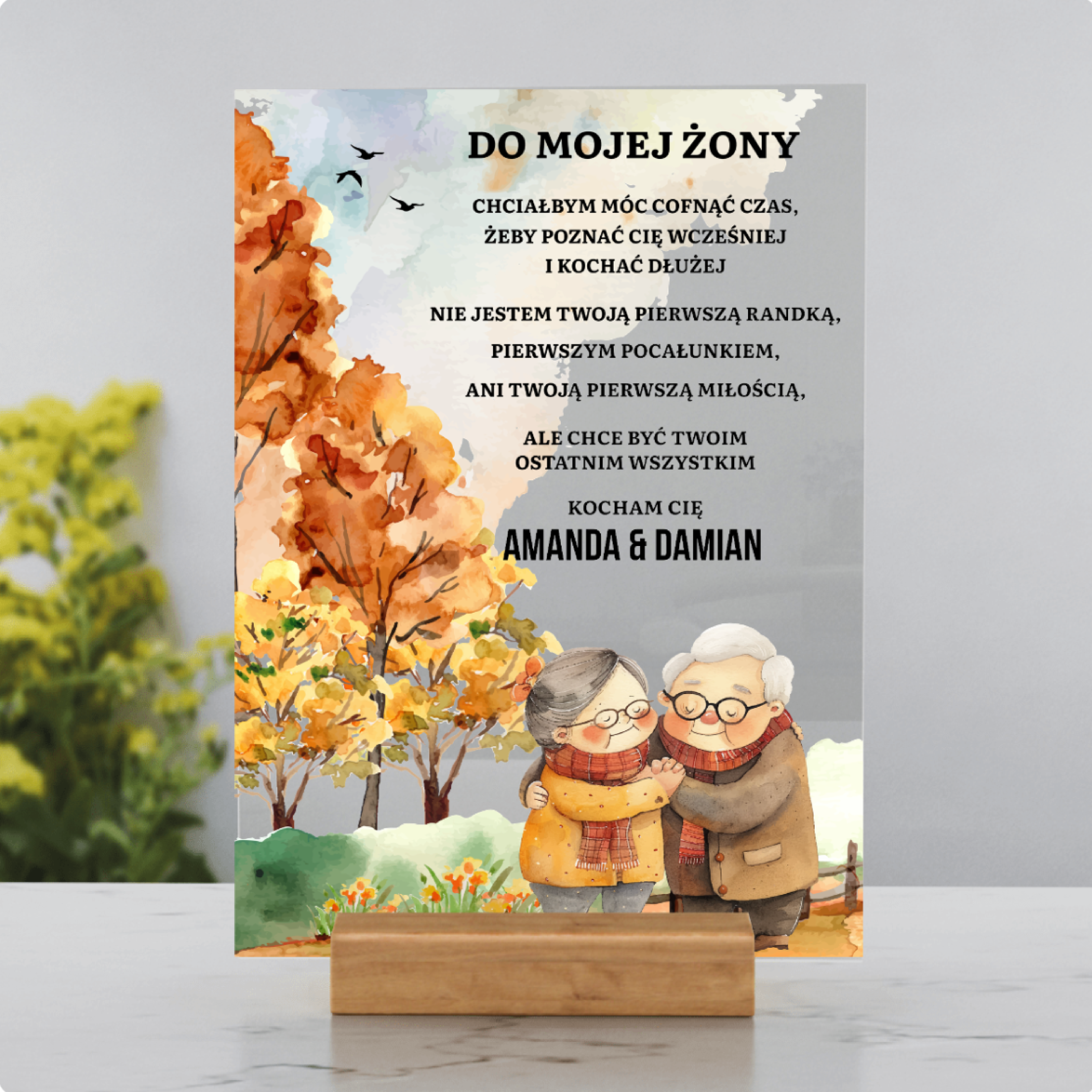 Do mojej żony - akryl